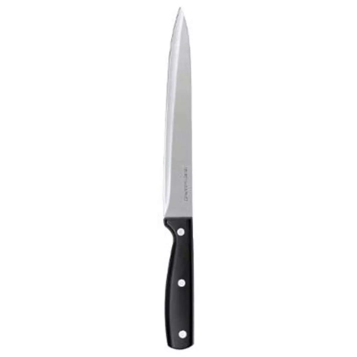  Couteau à Trancher  Dice  Inox 32cm Noir