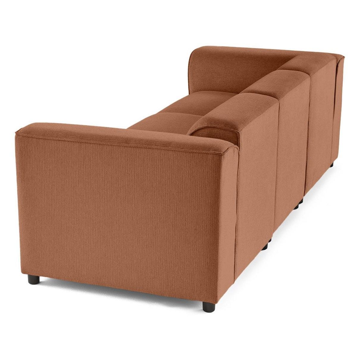 LISA DESIGN Suaro - canapé modulable 3 places en tissu texturé