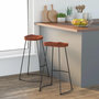 Voir la diapositive 1 : VIDAXL Tabourets de bar Gavin lot de 2 50x40x78cm bois massif manguier