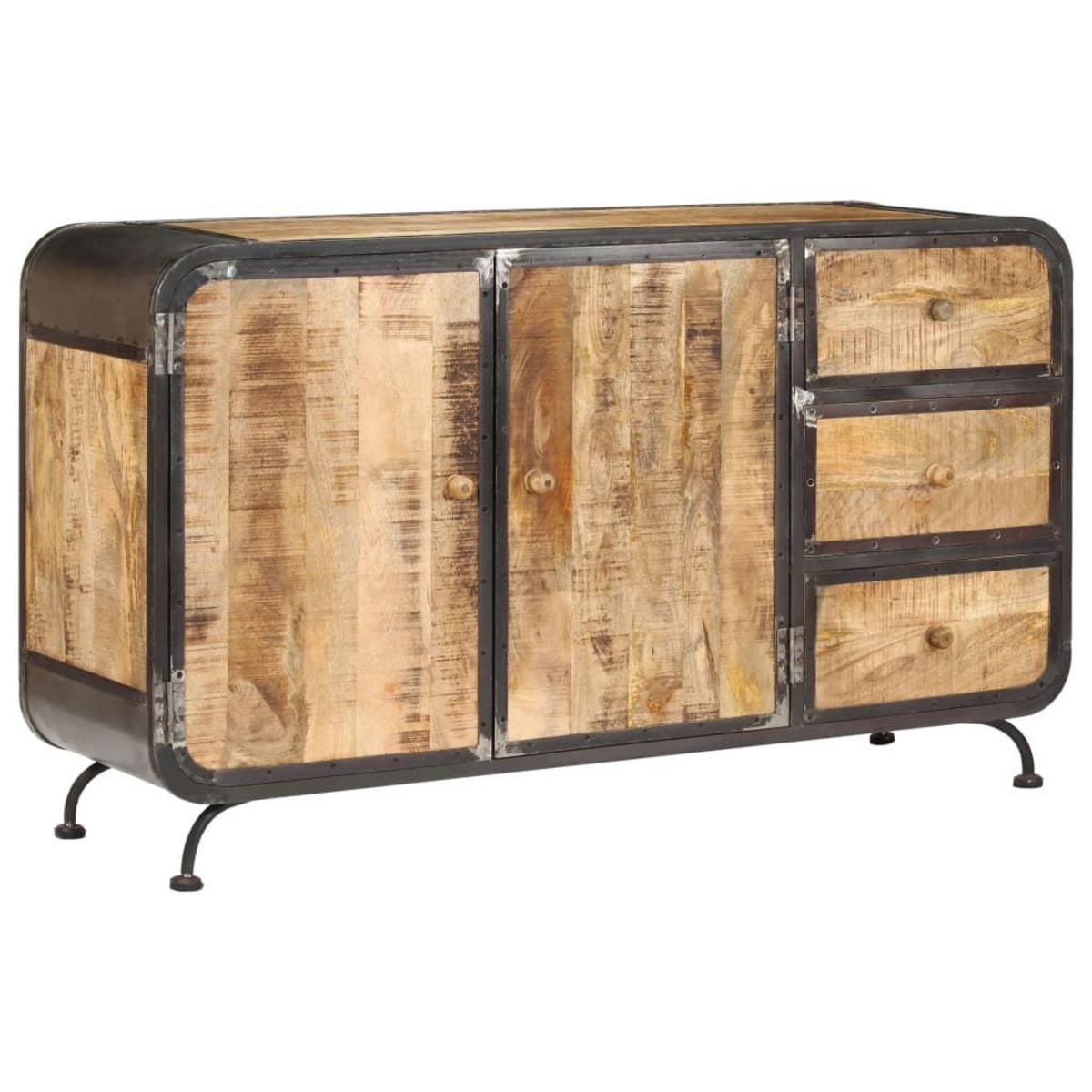 VIDAXL Buffet 140x40x80 cm bois d'acacia solide