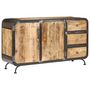 Voir la diapositive 1 : VIDAXL Buffet 140x40x80 cm bois d'acacia solide