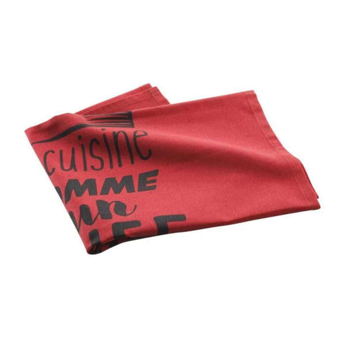 Paris Prix Torchon de Cuisine  Comme un Chef  50x70cm Rouge