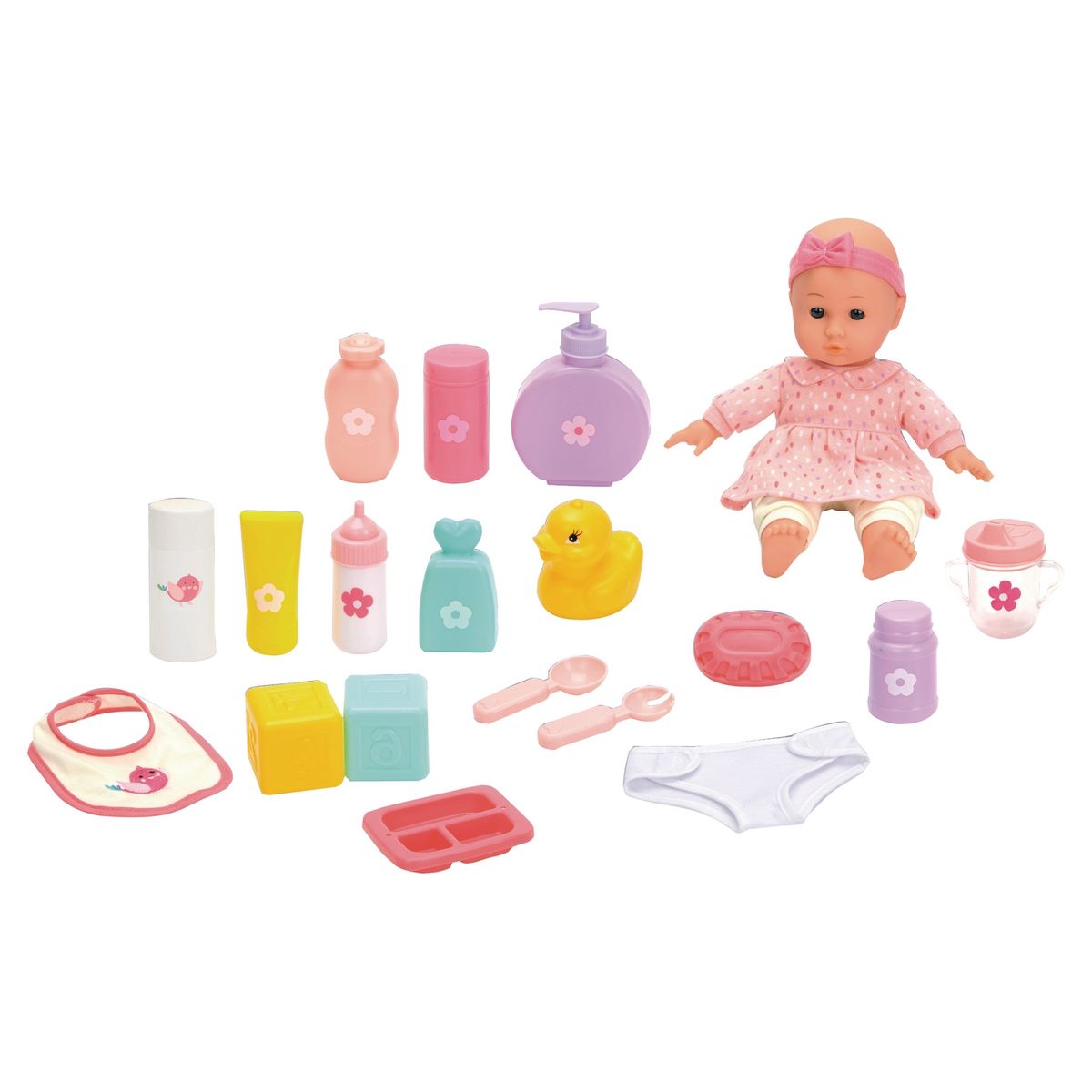 One Two Fun Poupée 30 cm avec accessoires