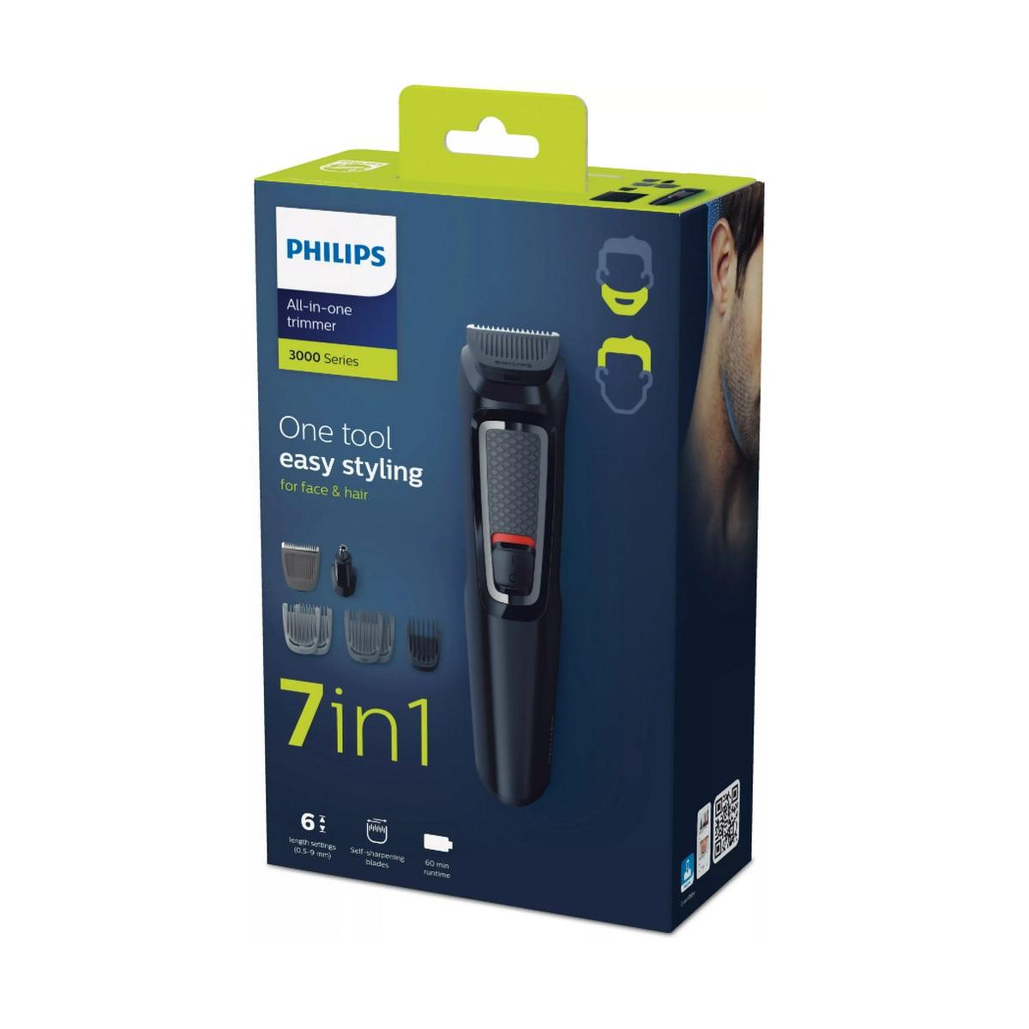 Voir la diapositive 2 : Philips Tondeuse à cheveux 7-en-1 rechargeable - mg3720-15