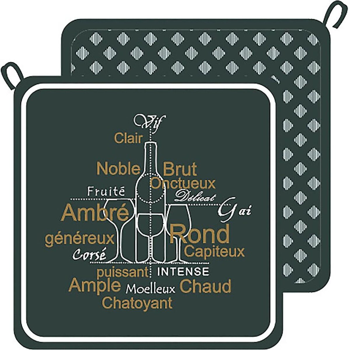 Les Ateliers du Linge Gant et manique imprimés