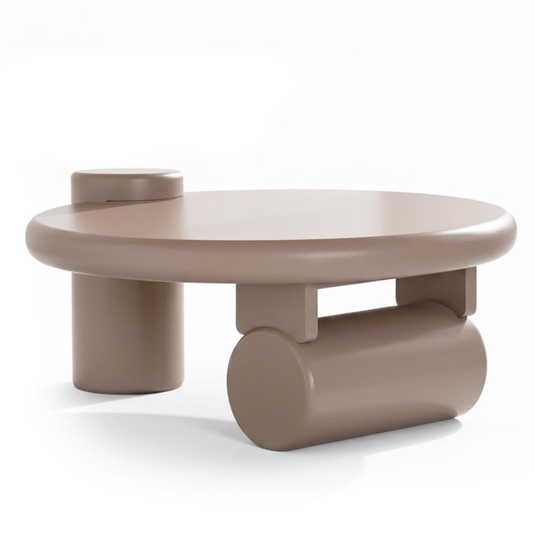 Paris Prix Table basse asymétrique  eloy  100cm taupe