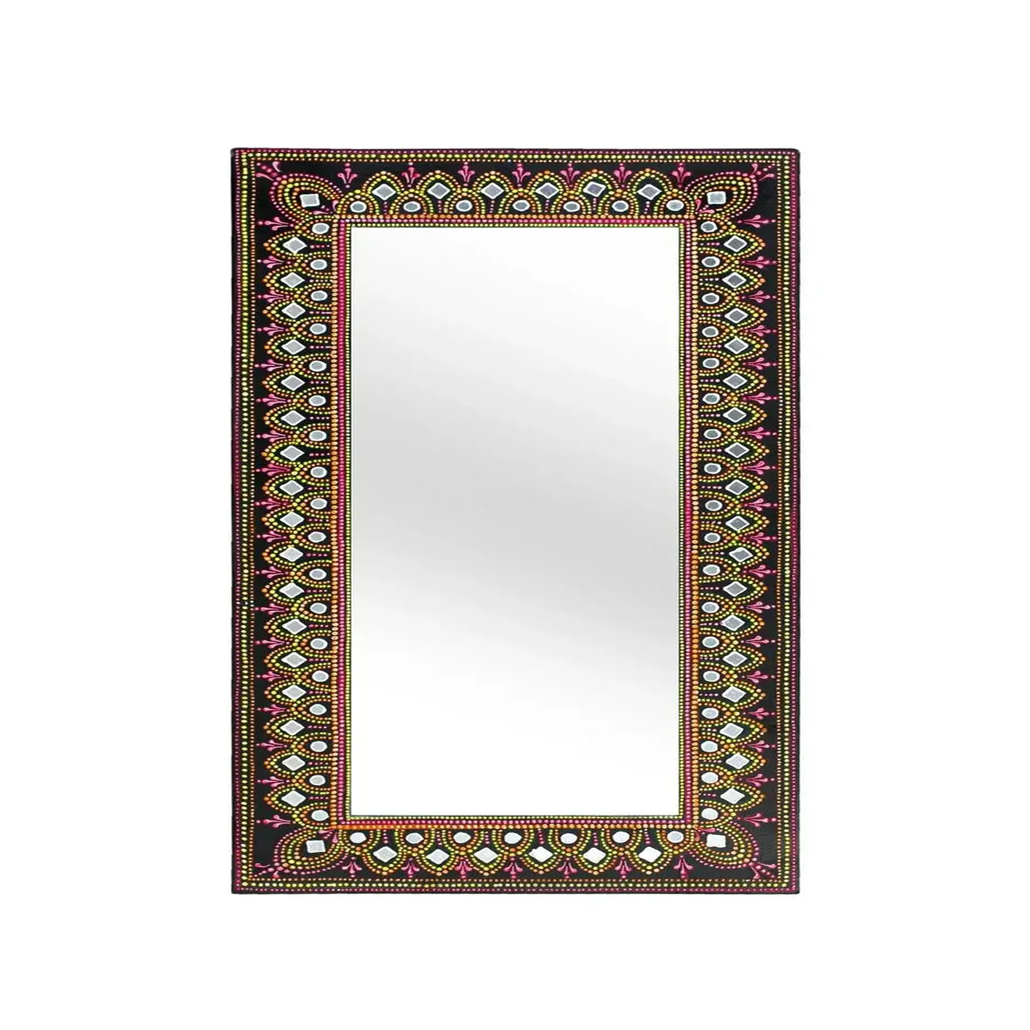 GINER Y COLOMER SL Miroir en mdf, dos en mdf 46 cm style ethnique décoratif