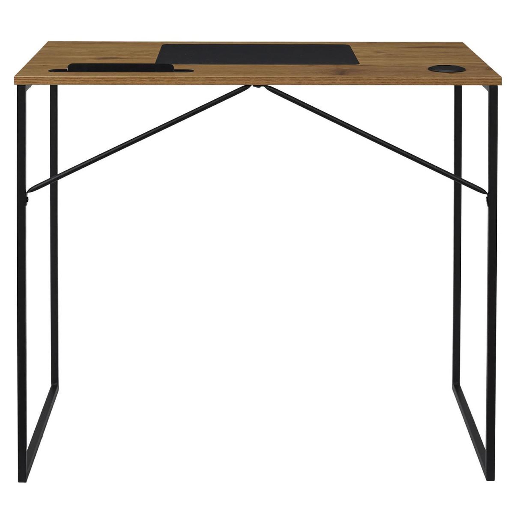 Voir la diapositive 2 : The Home Deco Factory Bureau design  link  90cm naturel & noir
