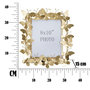 Voir la diapositive 6 : Paris Prix Cadre Photo Déco en Métal  Papillons  20x25cm Or