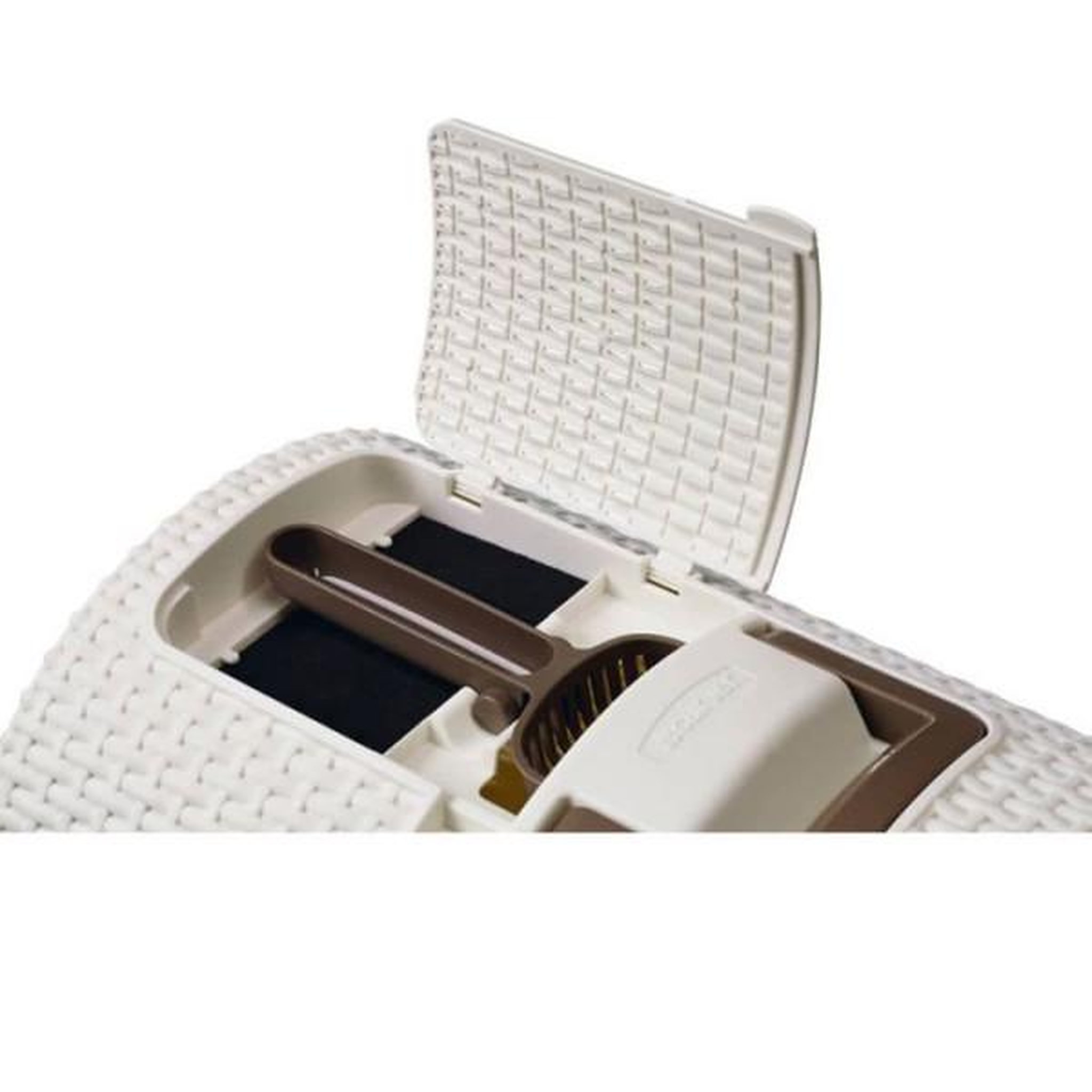 Voir la diapositive 4 : CURVER Curver bac a litiere pour chats 51x38,5x39,5 cm blanc