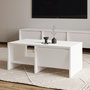 Voir la diapositive 2 : Habitat et Jardin Table basse en bois  Laris  - 90 x 45 x 35 cm - Blanc