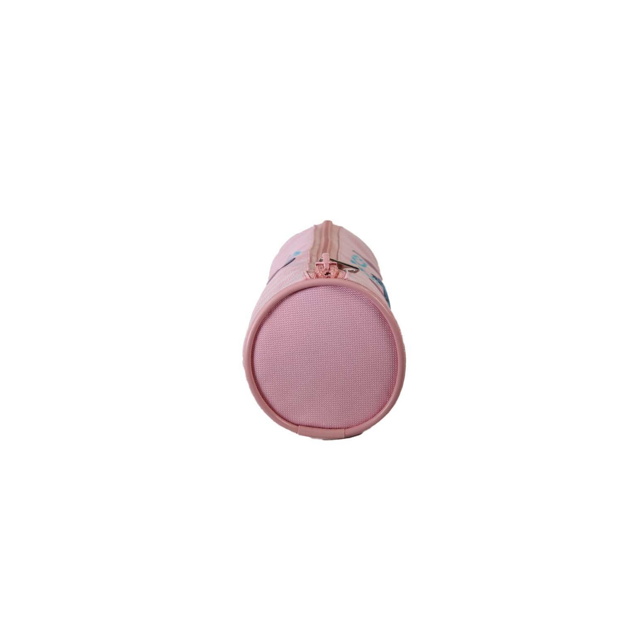 Voir la diapositive 3 : Bagtrotter Stitch - Trousse scolaire ronde - Rose - 1 compartiment
