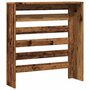 Voir la diapositive 5 : VIDAXL Cache-radiateur vieux bois 78x20x82 cm bois d'ingenierie