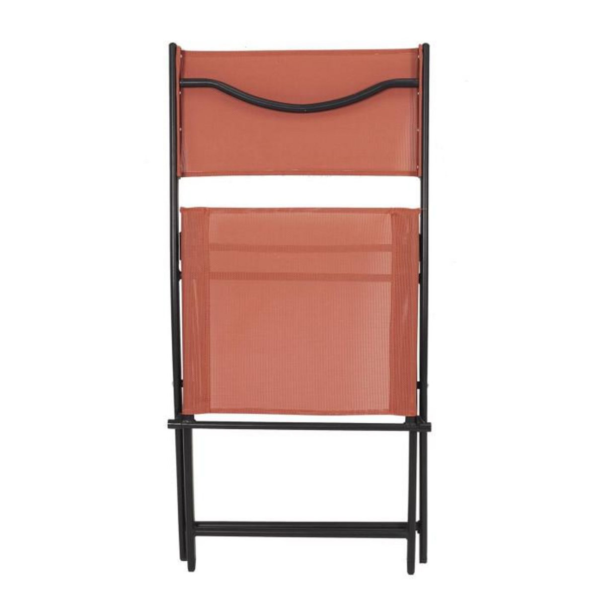 Paris Prix Lot de 4 Chaises Pliables  Jardin  79cm Terracotta