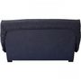 Voir la diapositive 6 : MARKET24 Banquette clic clac 3 places - Matelas 17 cm - Tissu gris anthracite - L199 x P96 x H103 cm - CHLoe