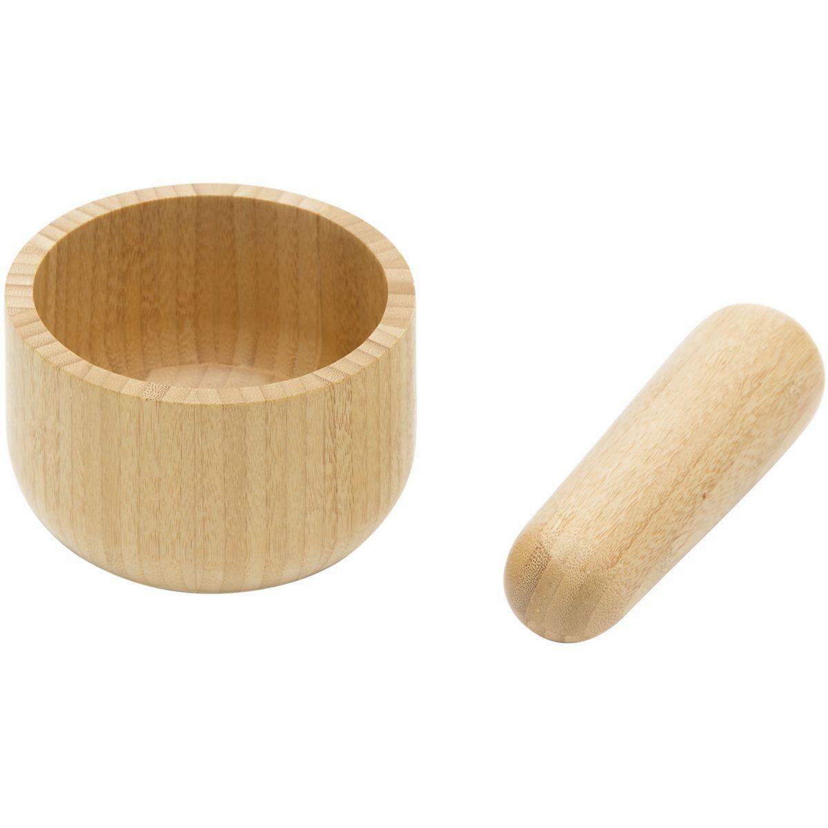 PEBBLY Mortier Set pilon & mortier - naturel