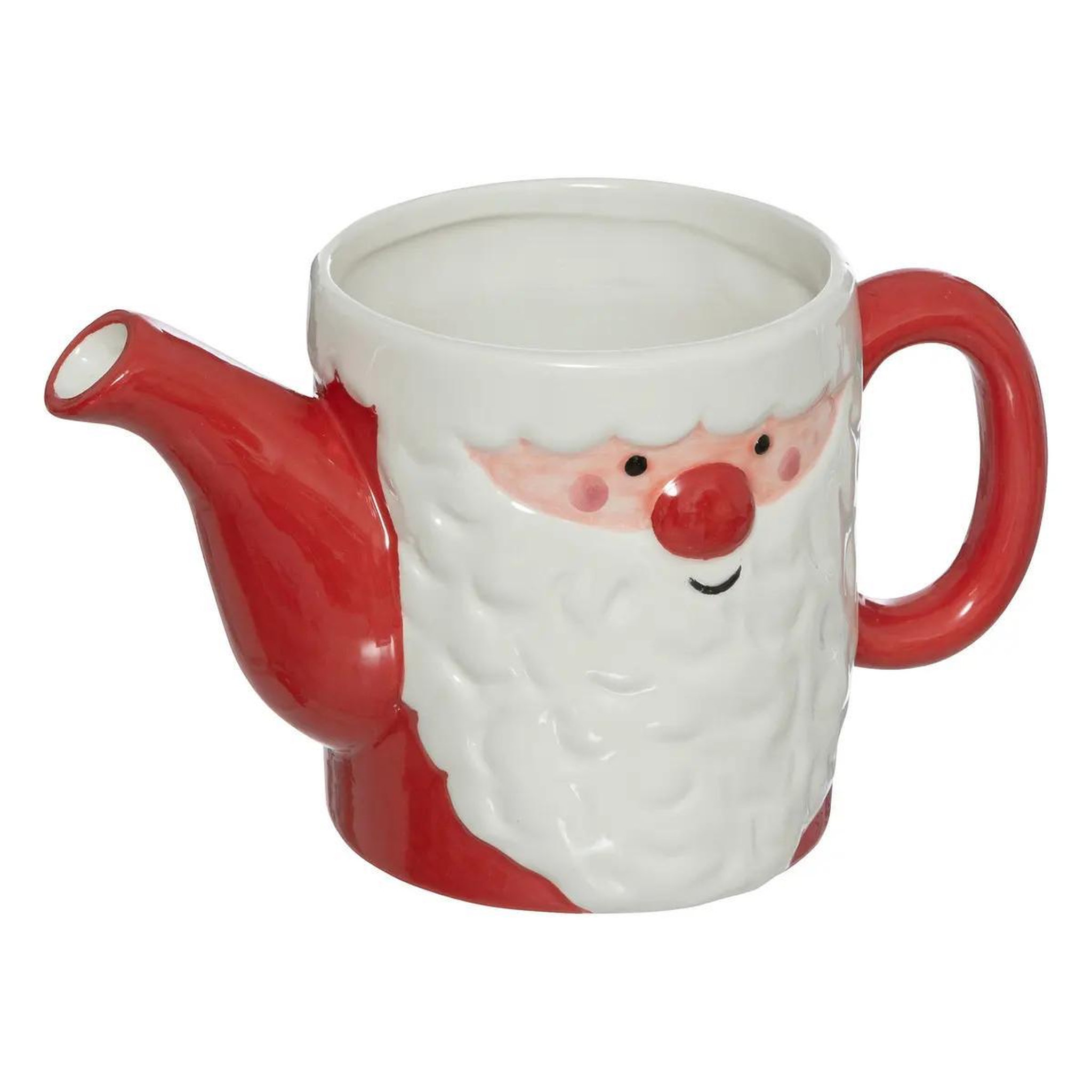 Voir la diapositive 2 : ATMOSPHERA Théière avec tasse  père noël  21cm multicolore