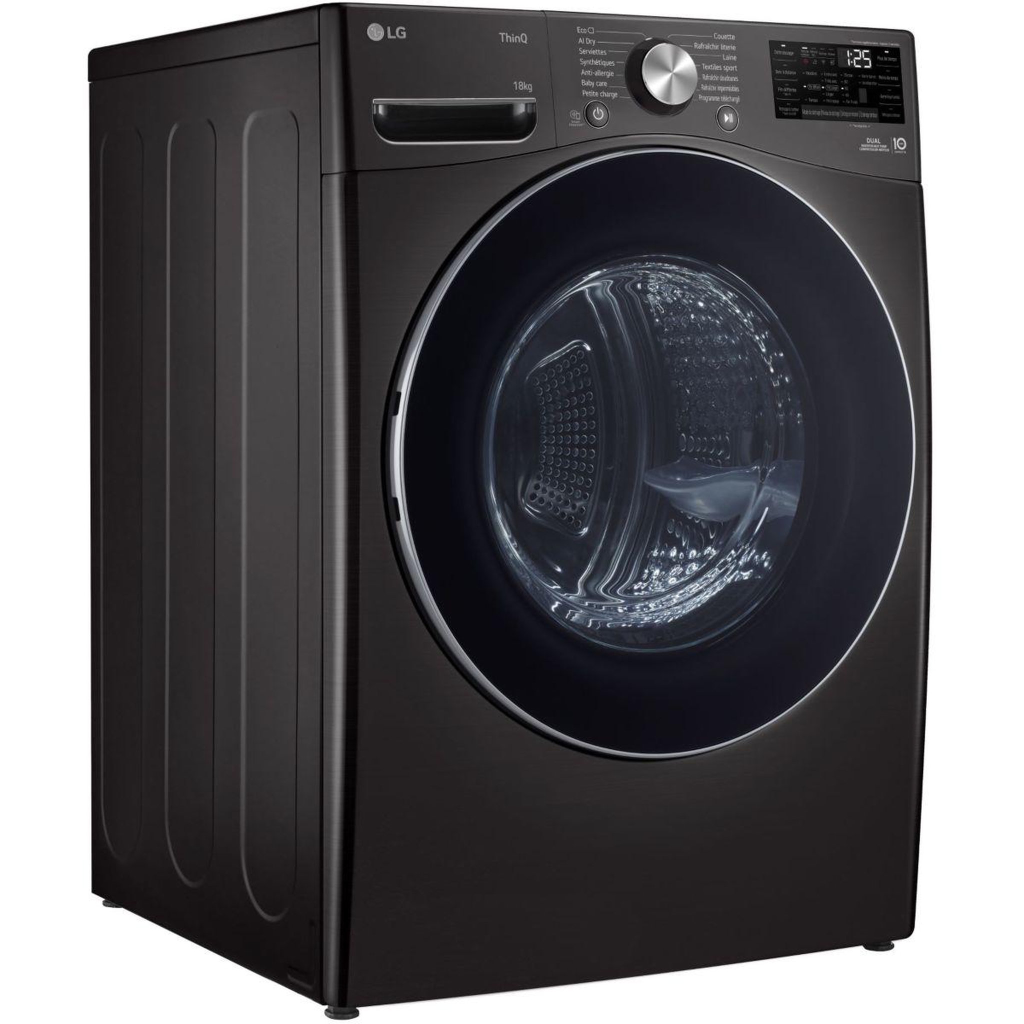 Voir la diapositive 2 : LG Sèche linge pompe à chaleur rh8p12bs