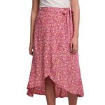 Pieces Jupe Portefeuille  Femme PIECES Tala. Coloris disponibles : Rose