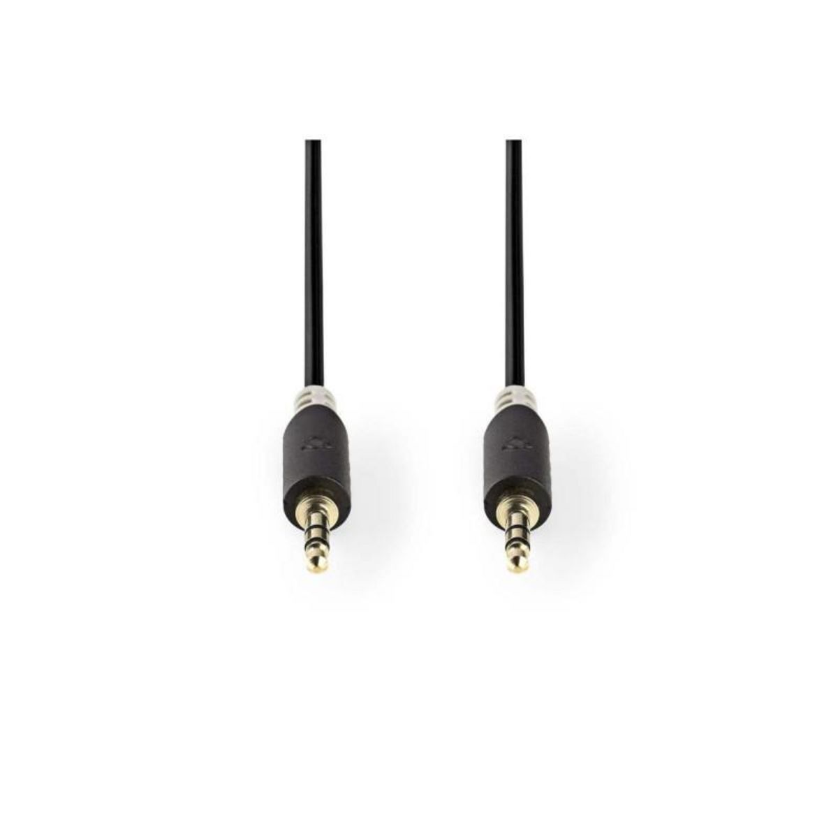NEDIS Câble audio stéréo | 3.5 mm Mâle | 3.5 mm Mâle | Plaqué or | 5.00 m NEDIS - CABW22000AT50