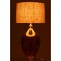Voir la diapositive 3 : Paris Prix Lampe à Poser en Verre  Sharlene  85cm Ambre