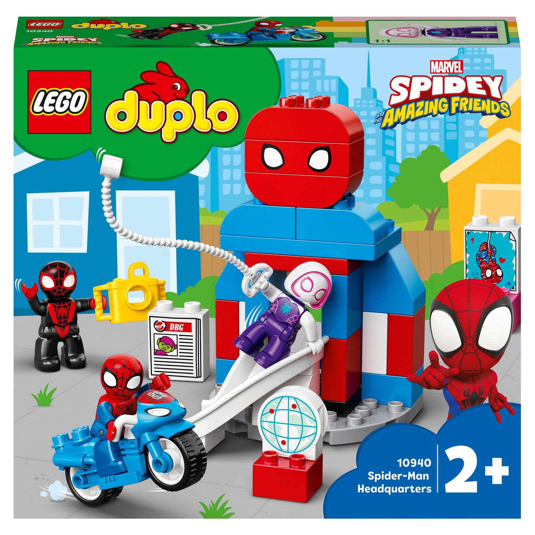 Voir la diapositive 1 : LEGO DUPLO 10940 - Marvel Le QG de Spider-Man