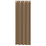 Voir la diapositive 4 : VIDAXL Rideaux en voile avec œillets 2 pcs marron clair