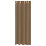 Voir la diapositive 4 : VIDAXL Rideaux en voile avec œillets 2 pcs marron clair