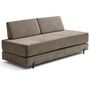 Voir la diapositive 5 : BEST MOBILIER Brescia - banquette 3 places convertible en tissu velours relief