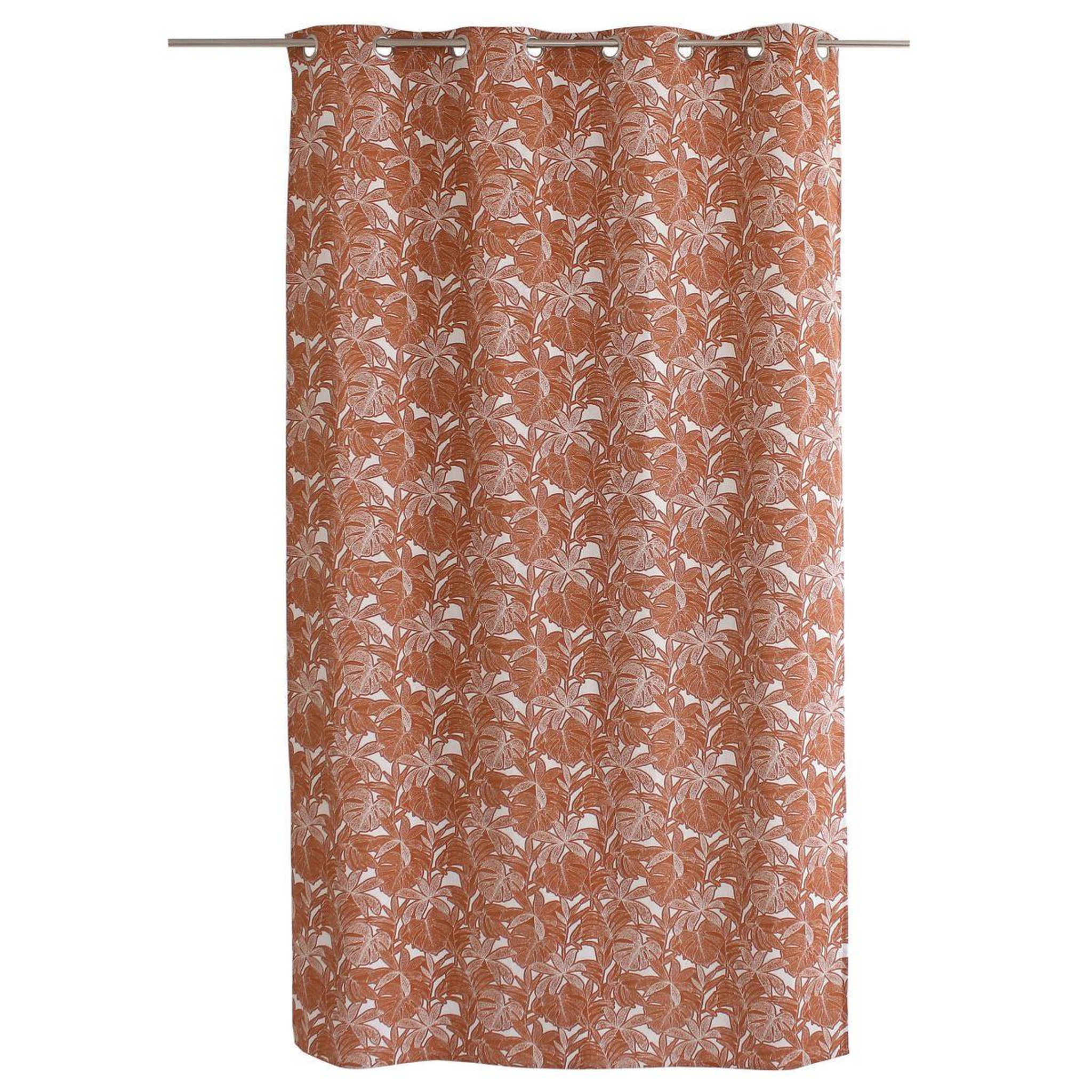 Voir la diapositive 5 : ENJOY HOME Rideau à œillets imprimé  casamance  140x240cm cuivre
