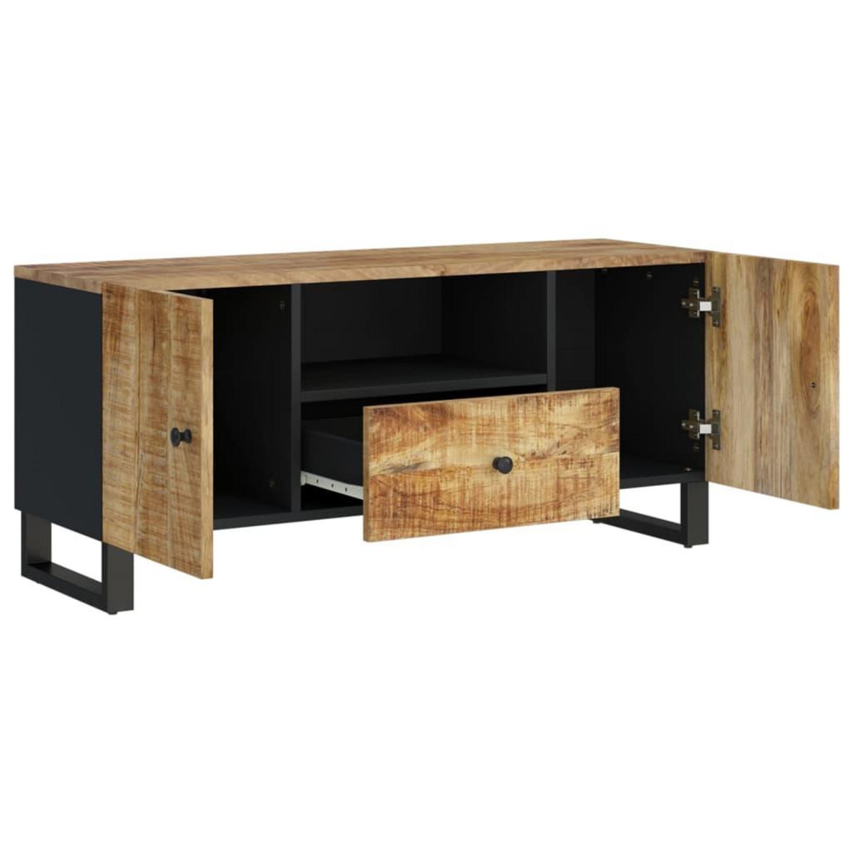 VIDAXL Meuble TV 105x33,5x46 cm bois de manguier et d'ingenierie