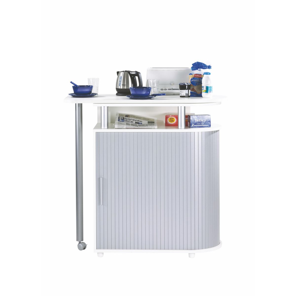 Desserte de cuisine avec plateau de table pivotant FAST FOOD