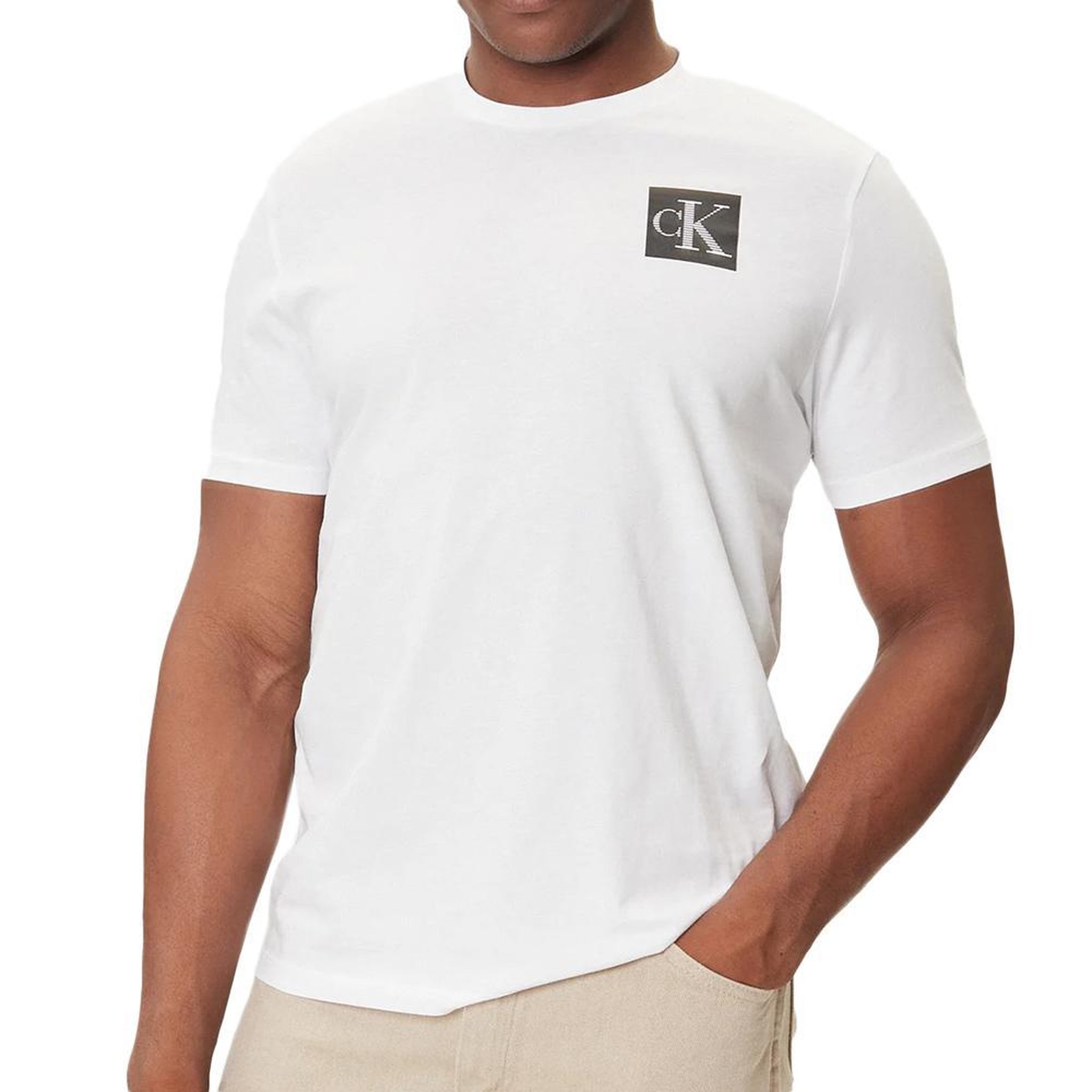 CALVIN KLEIN JEANS T Shirt  Homme Calvin Klein Jeans Gradient. Coloris disponibles : Blanc