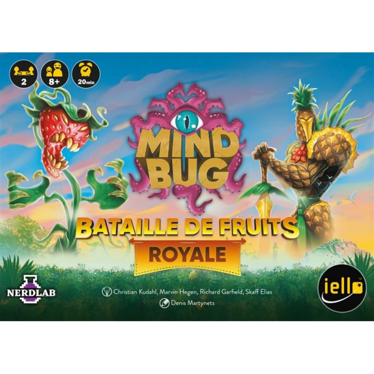Iello Jeu de stratégie Iello Mindbug Bataille de Fruits Royale