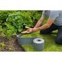 Voir la diapositive 5 : NATURE Bordure de jardin en polypropylene NATURE - Epaisseur 3 mm - H 15 cm x 10 m - Gris