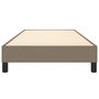 Voir la diapositive 5 : VIDAXL Cadre de lit sans matelas taupe 90x190 cm tissu