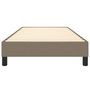 Voir la diapositive 5 : VIDAXL Cadre de lit sans matelas taupe 90x190 cm tissu