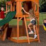 Voir la diapositive 3 : PRAGMA Aire de jeux avec tour et  toboggan - Bois - H2m40 - Atlantic