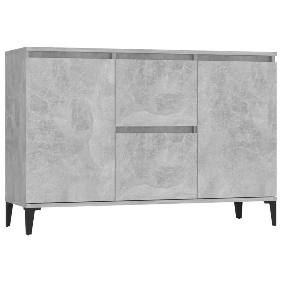 VIDAXL Buffet gris beton 104x35x70 cm bois d'ingenierie