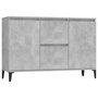 Voir la diapositive 2 : VIDAXL Buffet gris beton 104x35x70 cm bois d'ingenierie