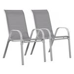 Habitat et Jardin Fauteuil jardin Textilène  Cordoba  - Phoenix - Ecru - Lot de 2