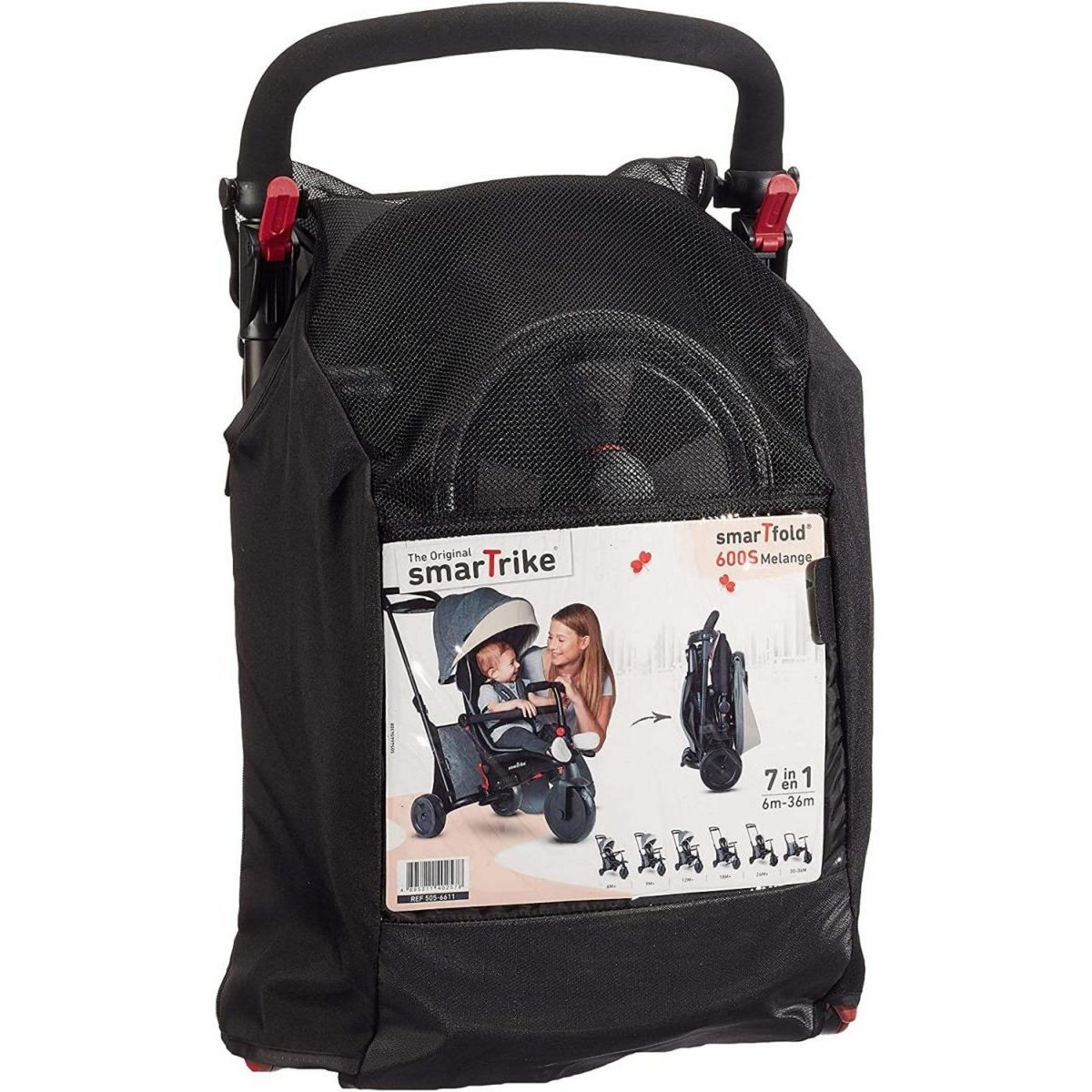 SMARTRIKE Trike Evolutif Pliable smarTfold 600S Gris