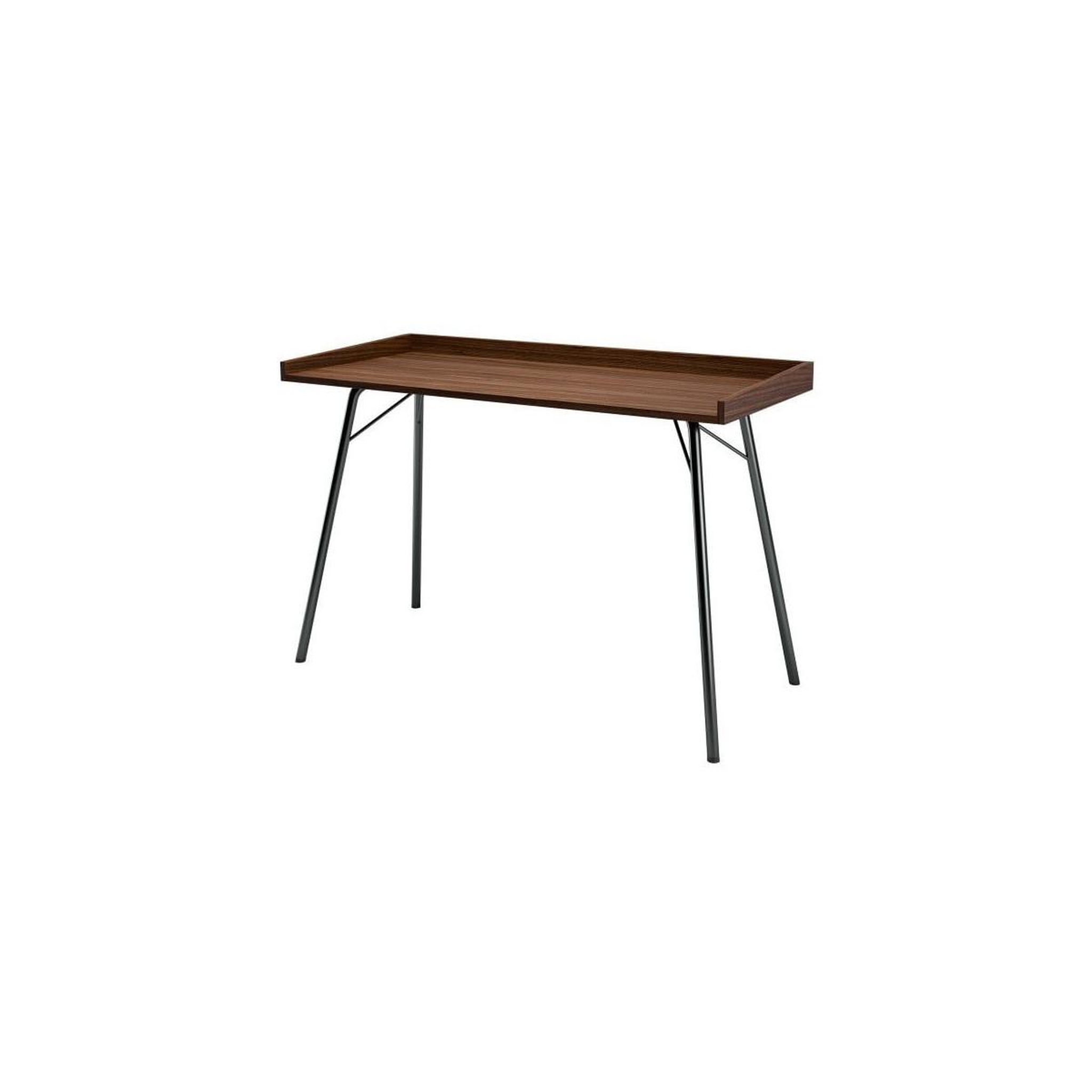 Voir la diapositive 2 : Paris Prix Bureau design en bois  rayburn  115cm marron