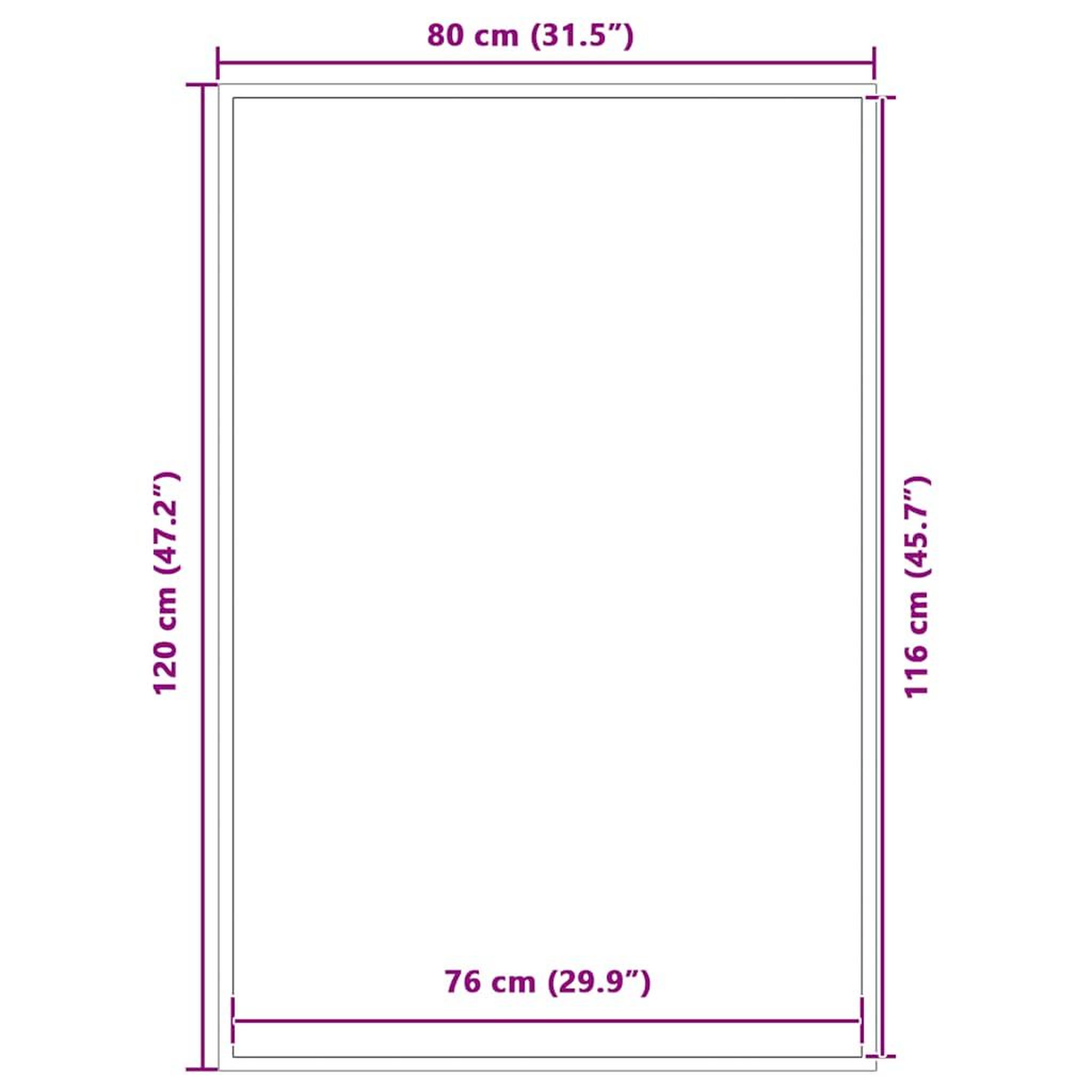 Voir la diapositive 6 : VIDAXL Paillasson Marron 80x120 cm
