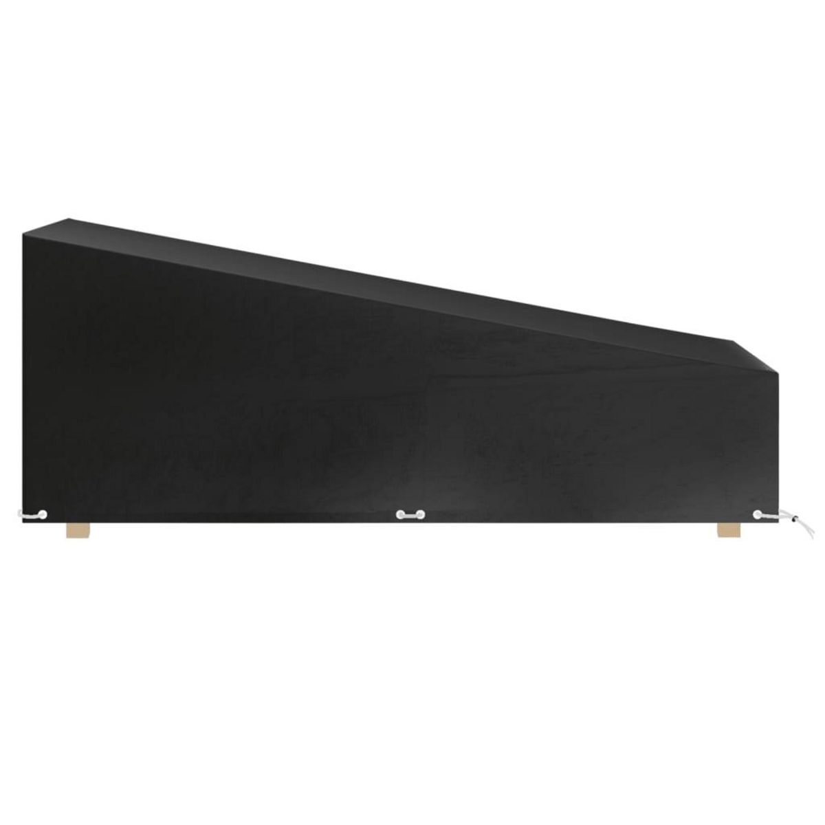 VIDAXL Housse de chaise longue 12 œillets 200x65x35/60 cm polyethylene