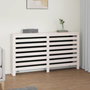 Voir la diapositive 1 : VIDAXL Cache-radiateur Blanc 153x19x84 cm Bois massif de pin