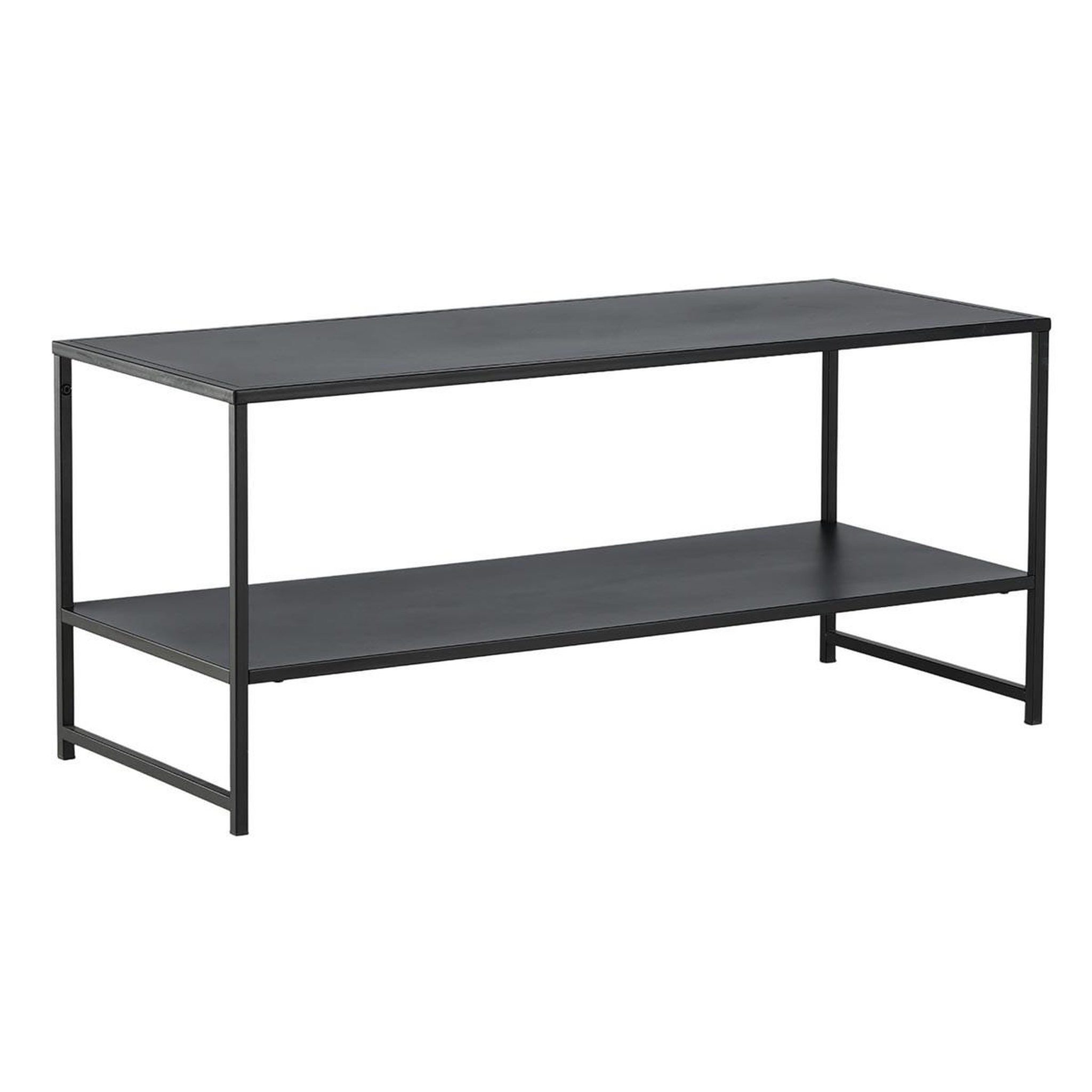 Paris Prix Table basse avec étagère  staal  102cm noir