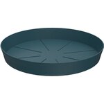 GARDENSTAR Soucoupe en plastique -  12cm pour Pot horticole D17cm - Bleu orage