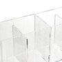 Voir la diapositive 2 :  Organiseur 4 Compartiments  Selena  22cm Transparent