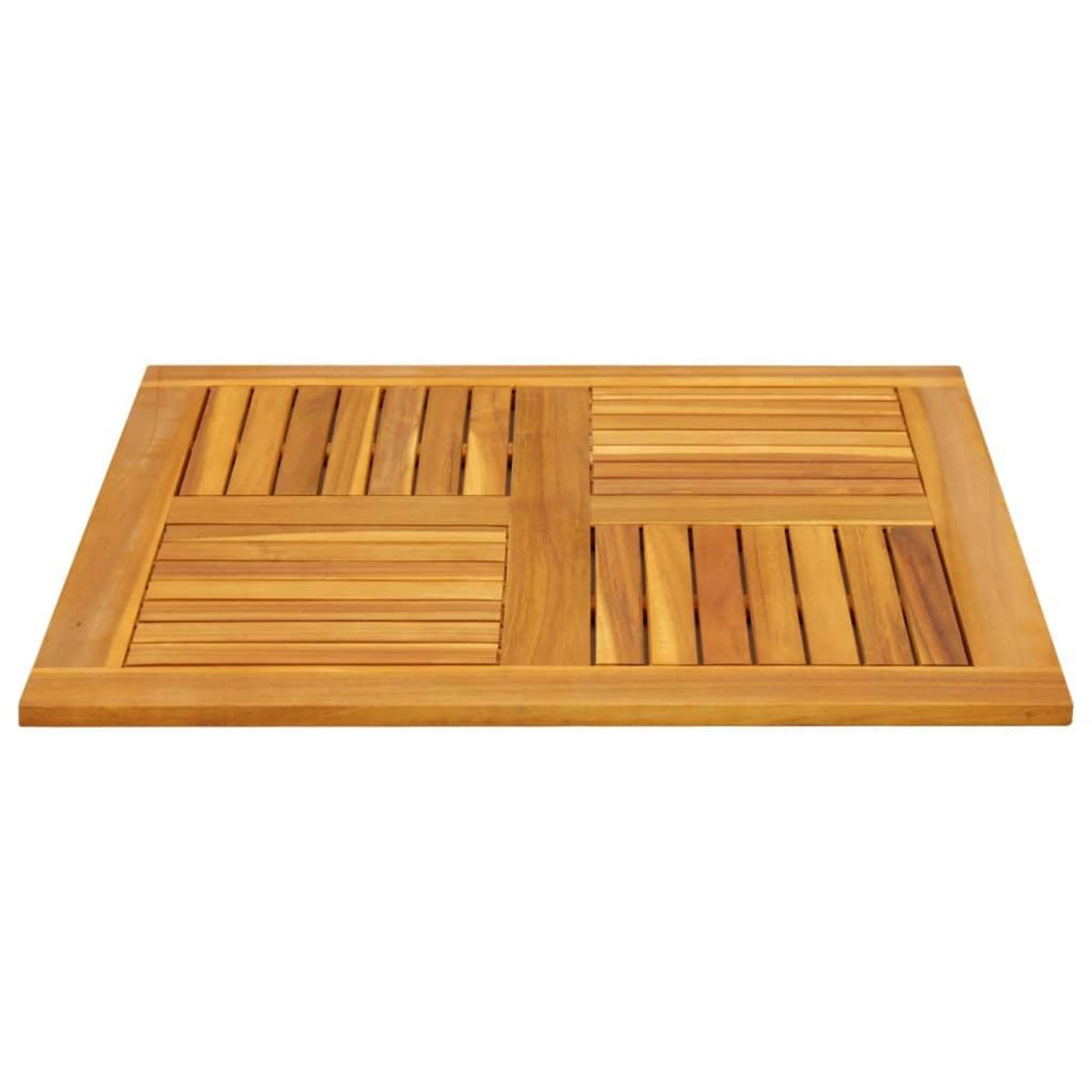 VIDAXL Dessus de table 80x80x2,2 cm carre bois massif d'acacia